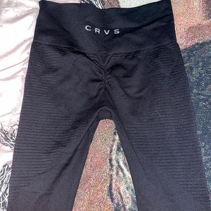 Curves & Combat boots Scrunch Butt Leggings